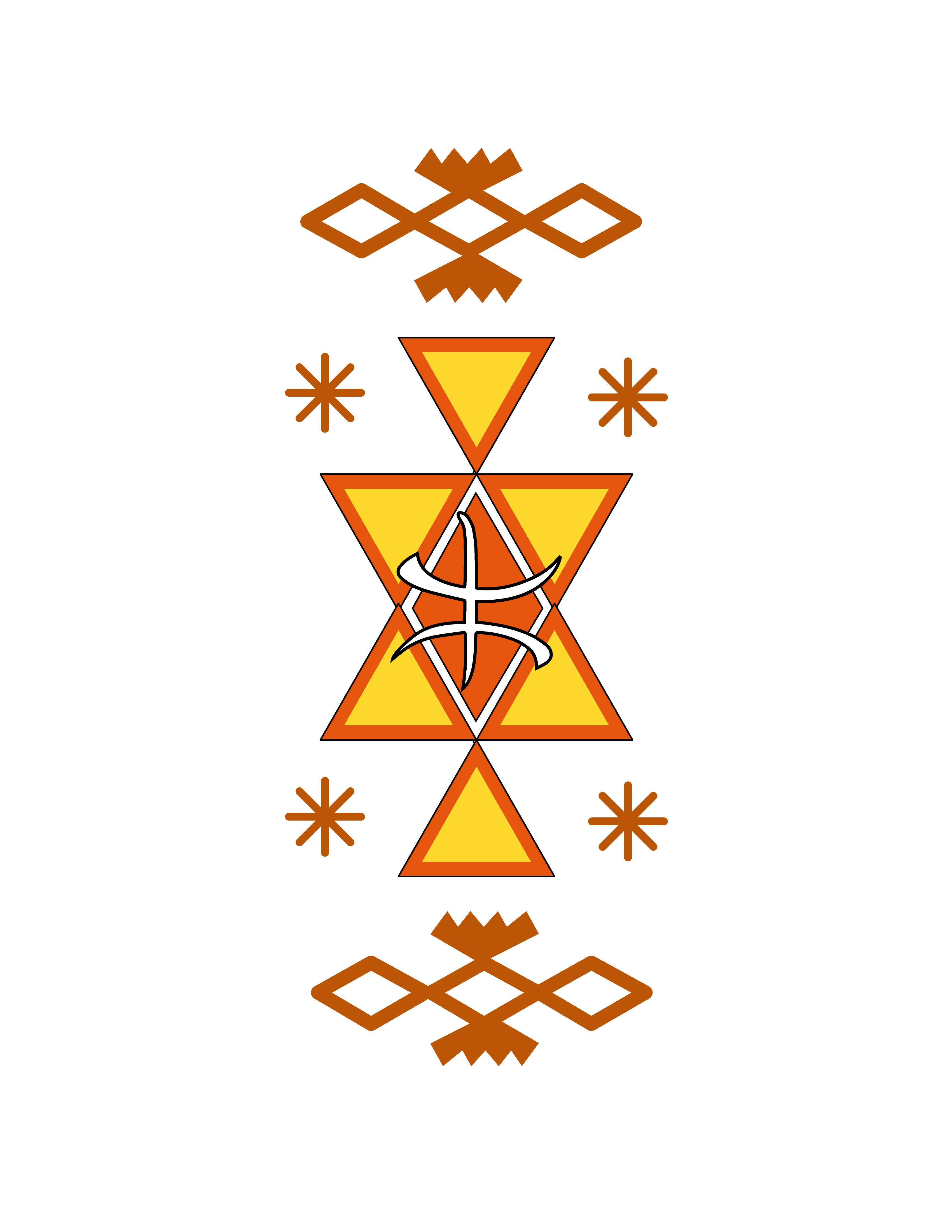 Amazigh-inspired geometric symbol design resource 7 provided by ACAA.