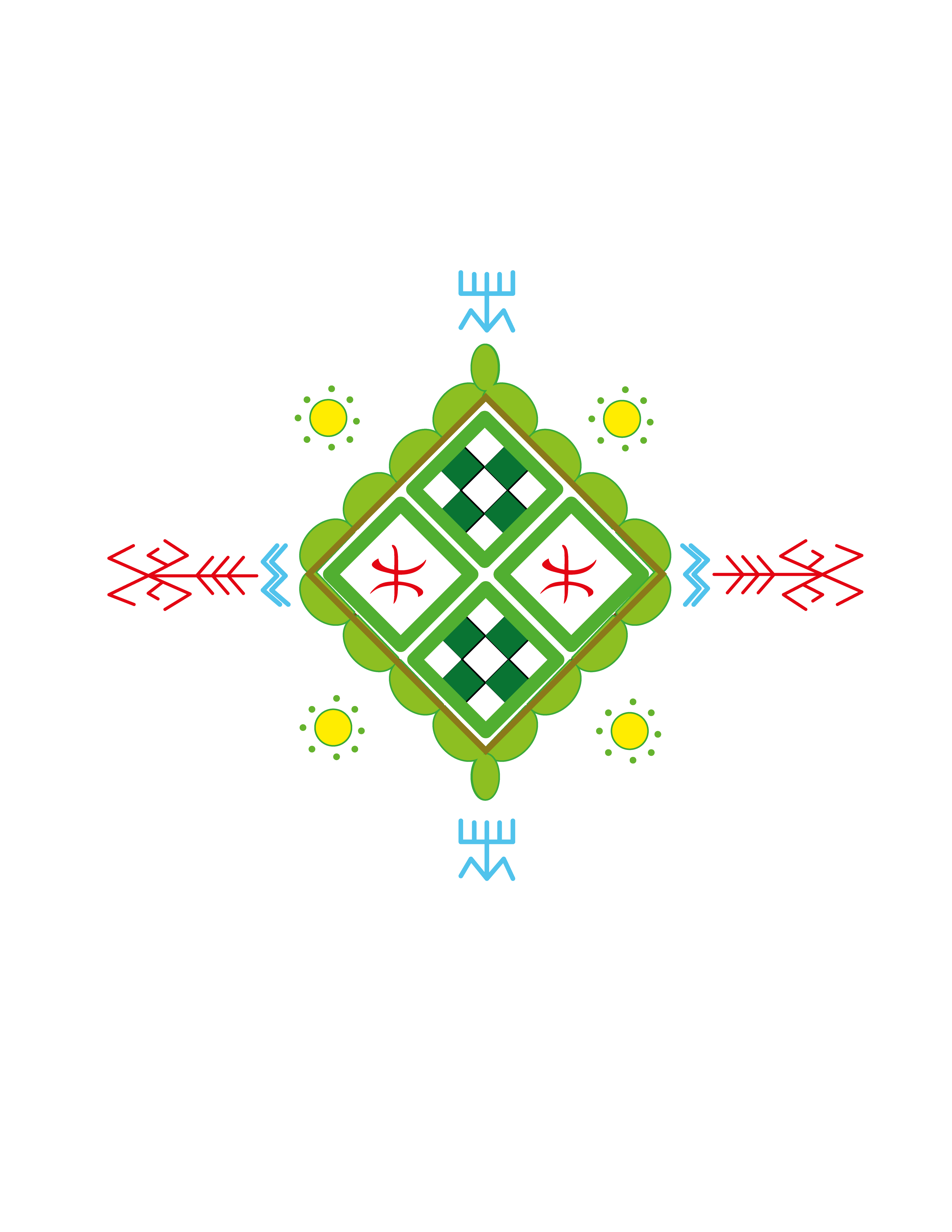 Amazigh-inspired geometric symbol design resource 31 provided by ACAA.