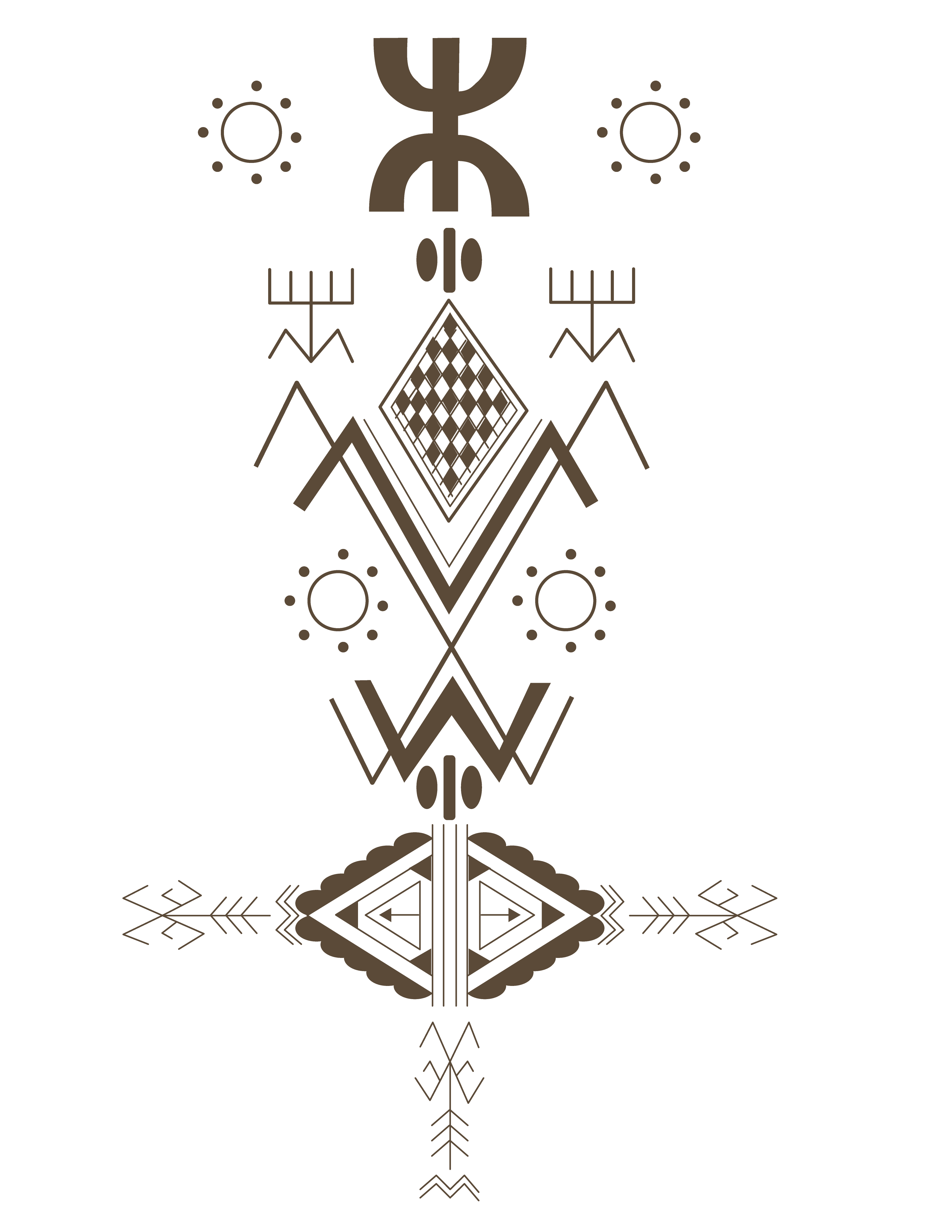 Amazigh-inspired geometric symbol design resource 32 provided by ACAA.