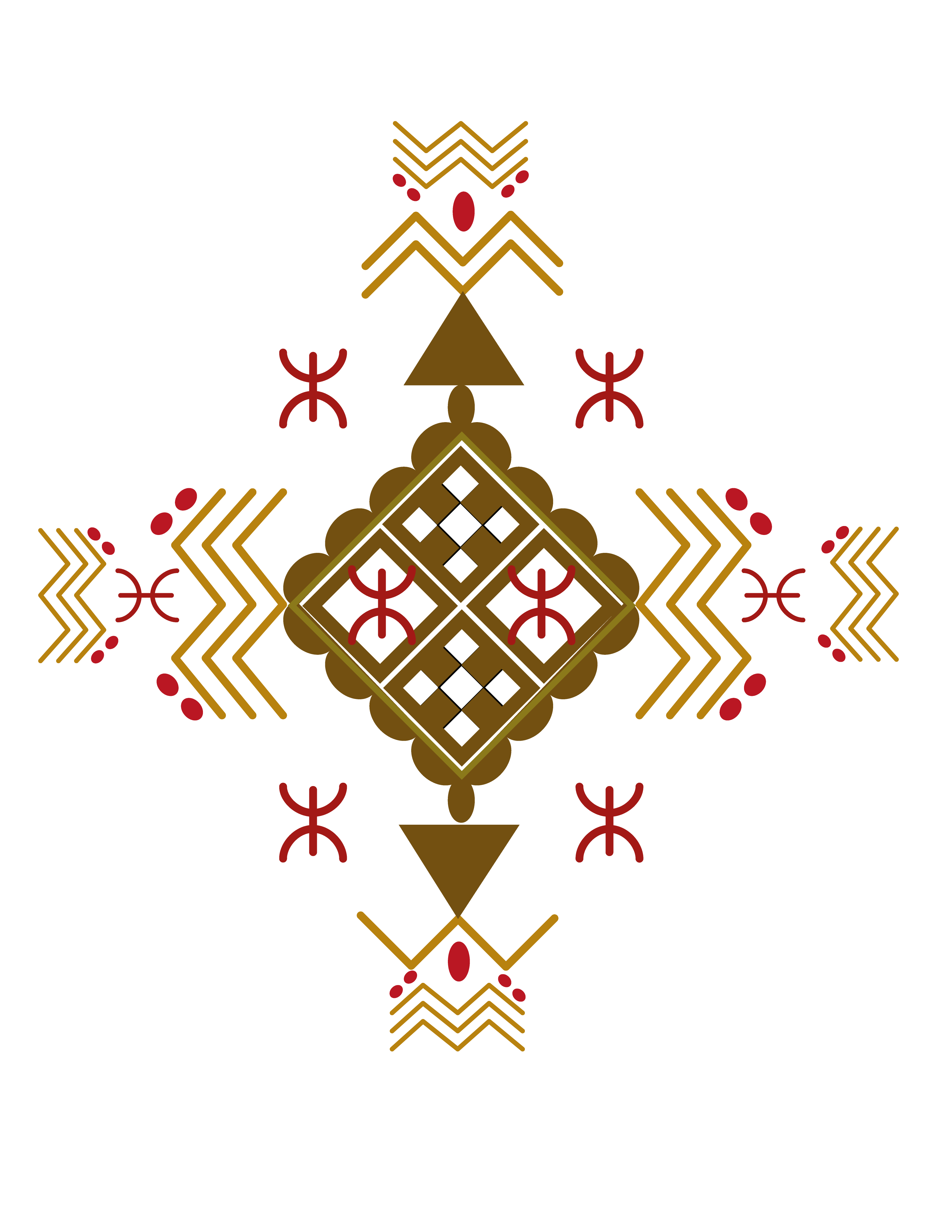 Amazigh-inspired geometric symbol design resource 33 provided by ACAA.