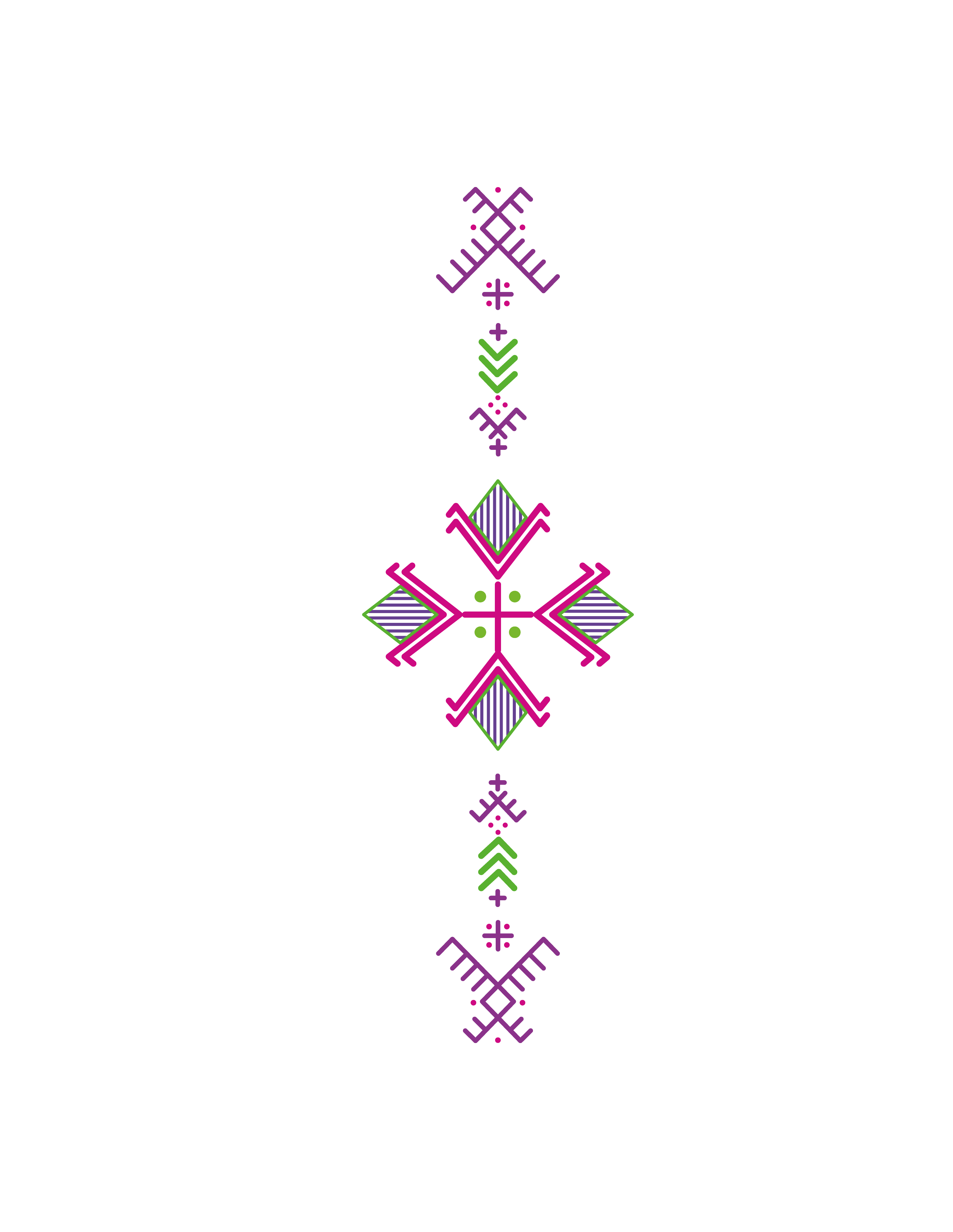 Amazigh-inspired geometric symbol design resource 40 provided by ACAA.