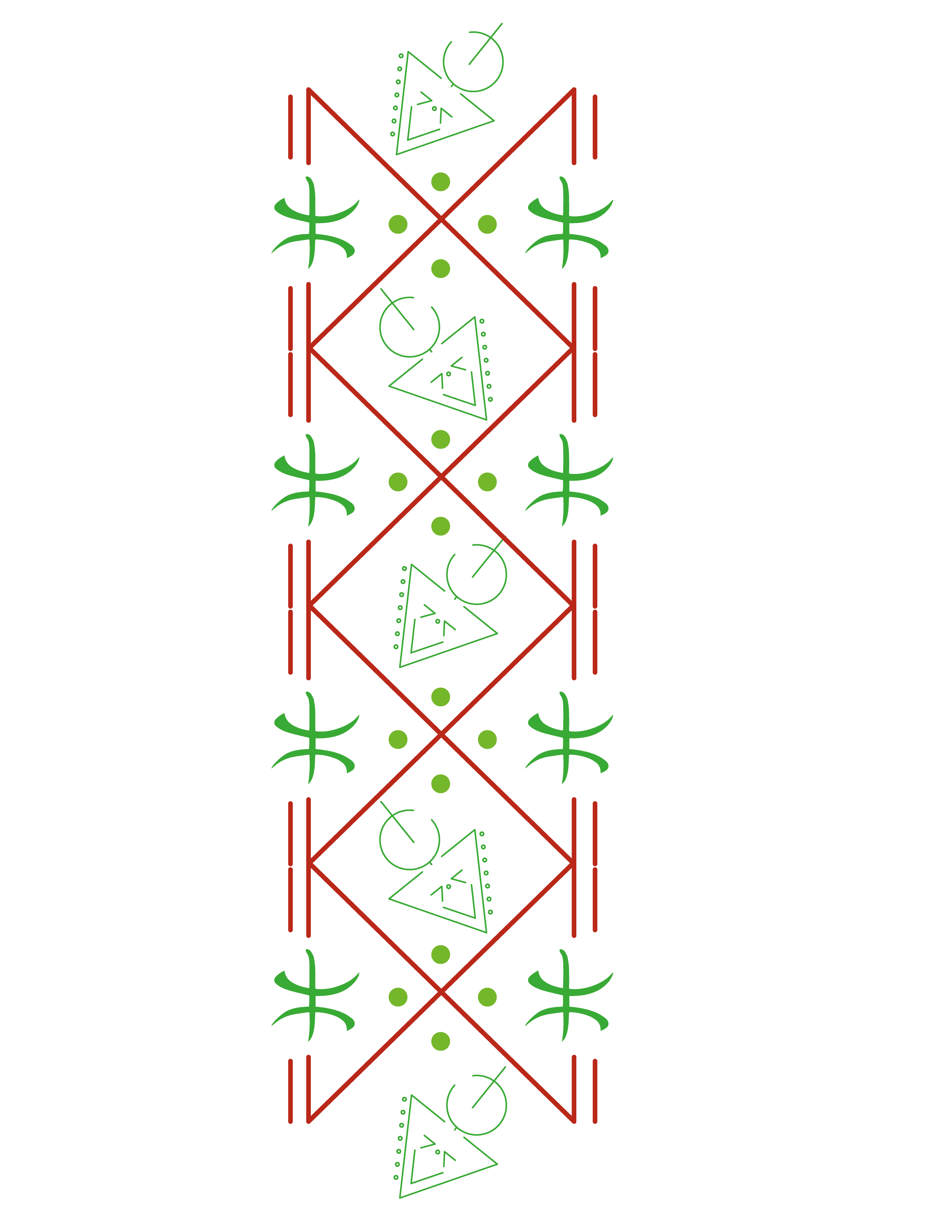 Amazigh-inspired geometric symbol design resource 42 provided by ACAA.