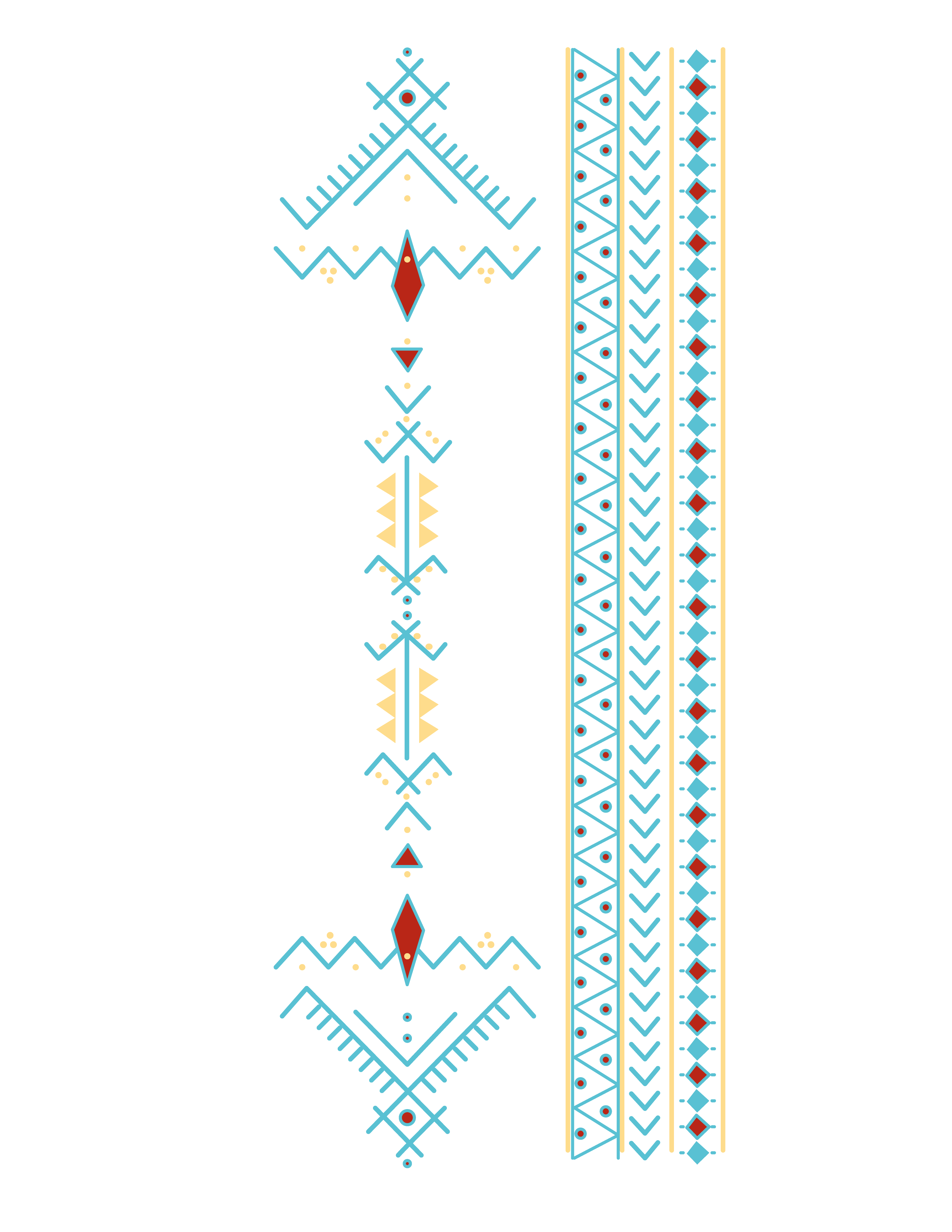 Amazigh-inspired geometric symbol design resource 46 provided by ACAA.